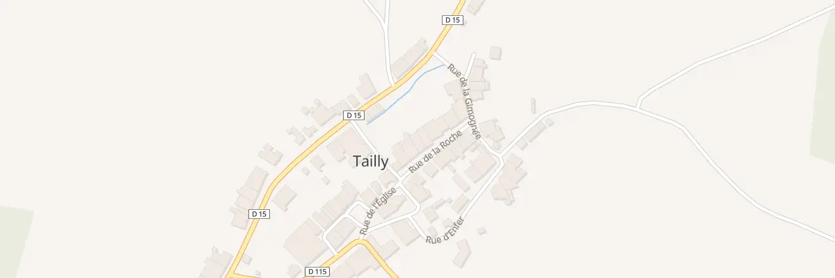 Plan du 9 Rue de la Roche à Tailly