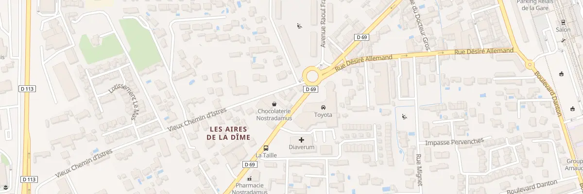 Plan du 31 Vieux Che d’Istres à Salon-de-Provence