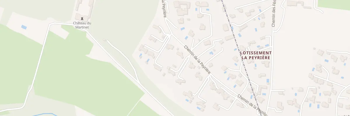 Plan du 243 Che de la Peyrière à Carpentras