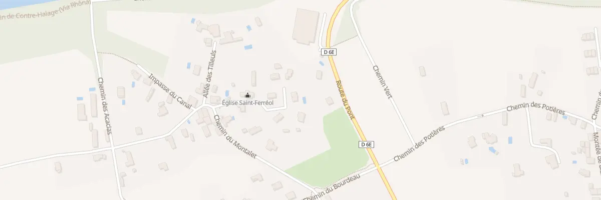 Plan du 4 Pl de l’Eglise à Jons