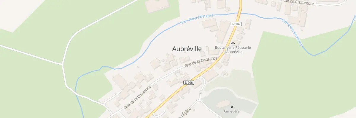 Plan du 12 Rue de la Cousance à Aubréville