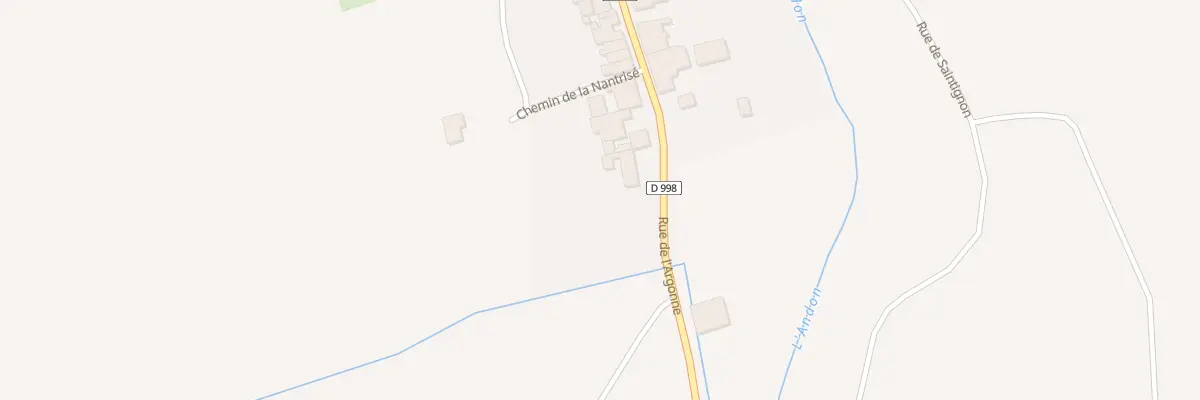 Plan du 46 Rue de l’Argonne à Romagne-sous-Montfaucon