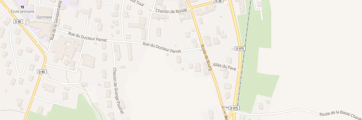 Plan du 81 Rue du Docteur Perret à Saint-Trivier-de-Courtes