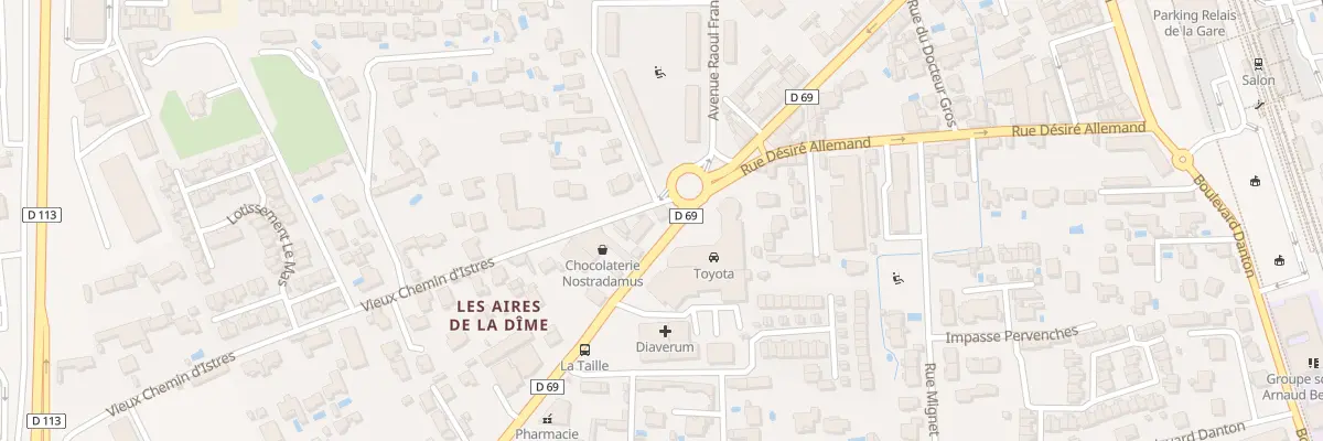 Plan du 72 Av du 22 Août 1944 à Salon-de-Provence