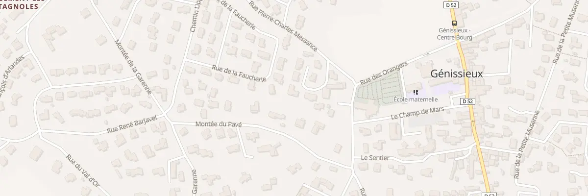 Plan du 85 Imp du Manege à Génissieux