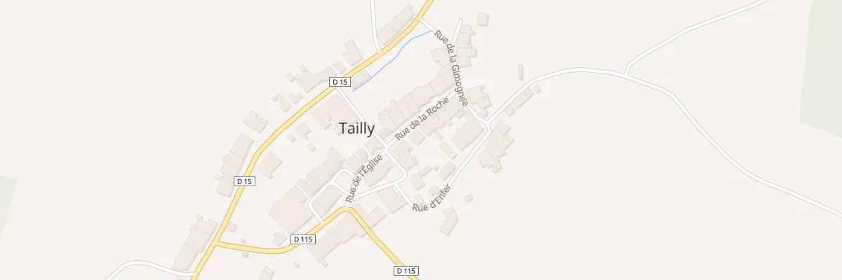Plan du 4 Rue de la Roche à Tailly