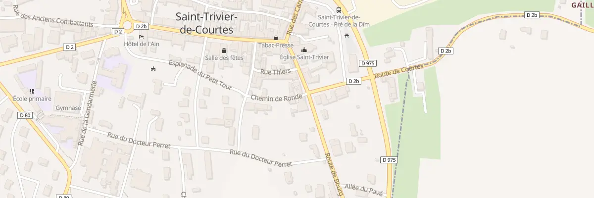 Plan du 9 Che de Ronde à Saint-Trivier-de-Courtes