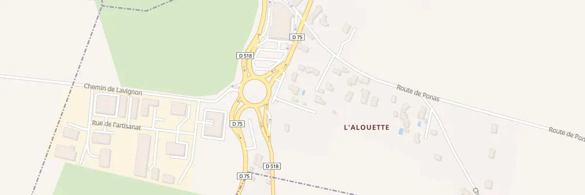 Plan du 5008 L’Alouette à Bonnefamille