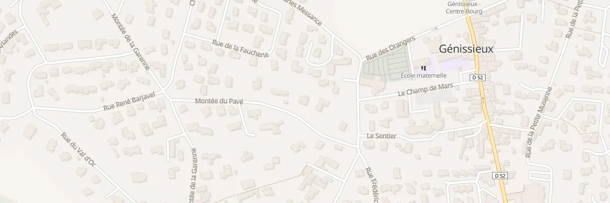 Plan du 130A Mte du Pavé à Génissieux