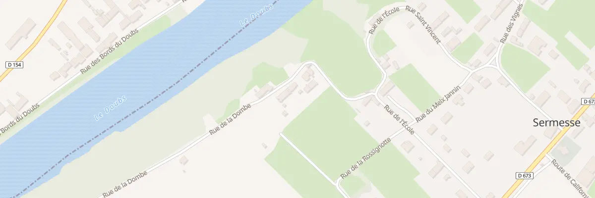 Plan du 5074 La Dombe à Sermesse