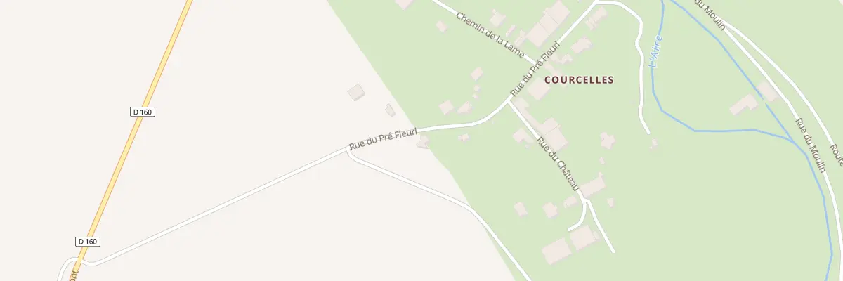 Plan du 13 Rue du Pré Fleuri à Aubréville