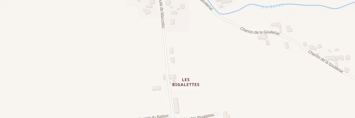 Plan du 385 Rte de Marcollin à Saint-Barthélemy