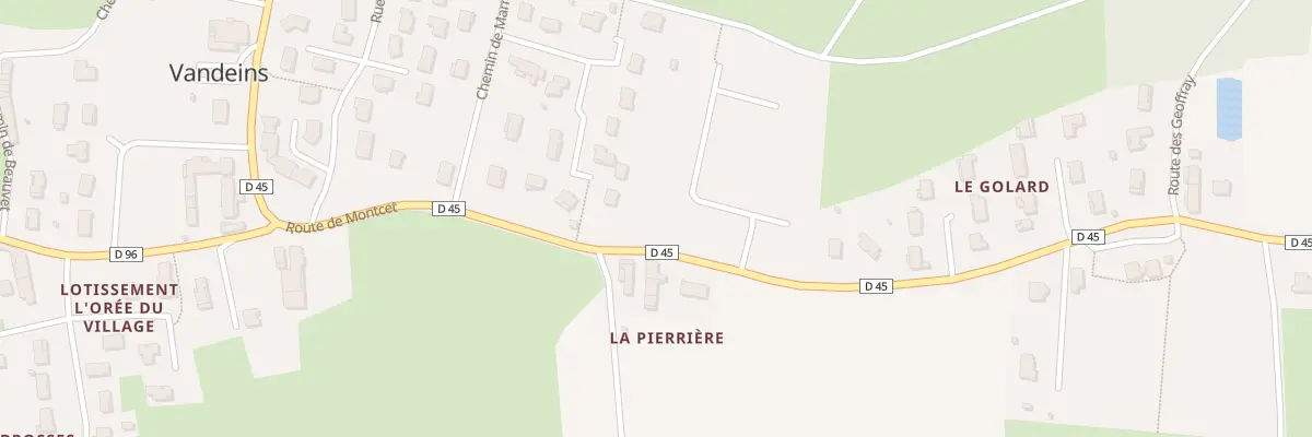 Plan du 95 Rue des Magnolias à Vandeins