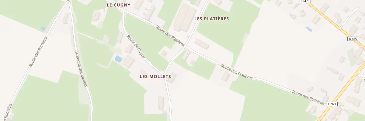 Plan du 397 Rte des Platieres à Rancy