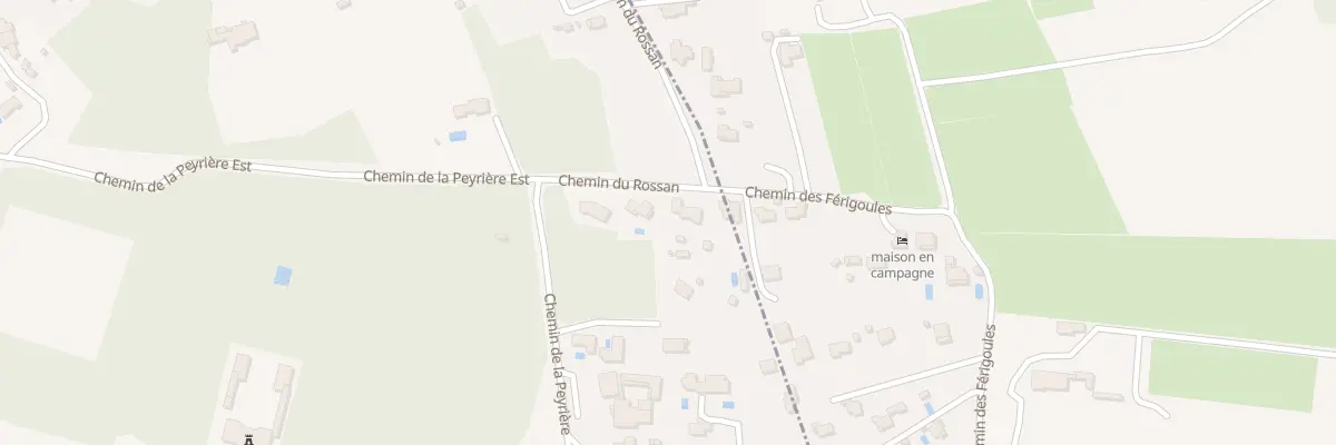 Plan du 48 Che du Rossan à Carpentras