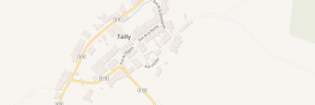 Plan du 1 Rue d’Enfer à Tailly
