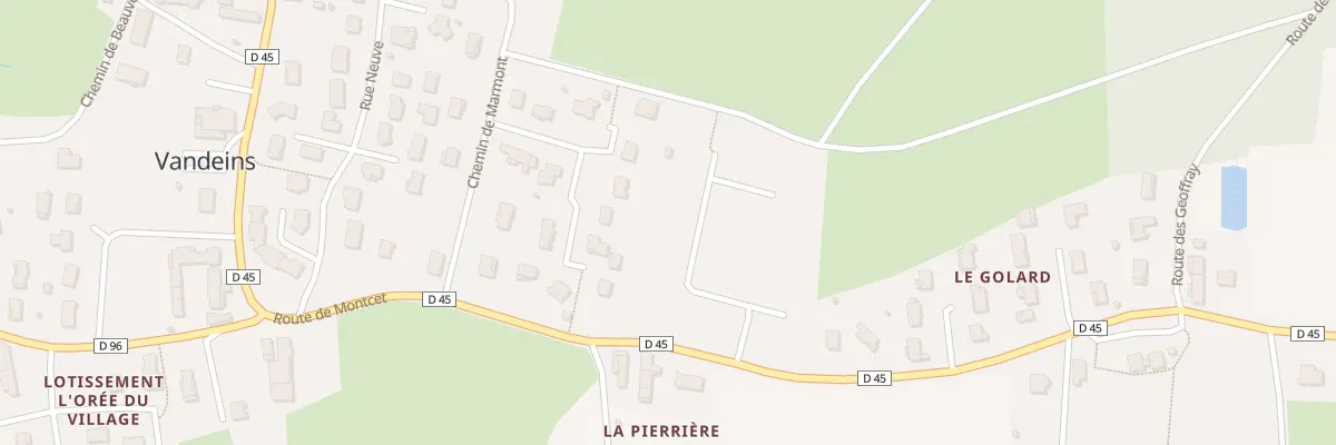 Plan du 147 Rue des Magnolias à Vandeins