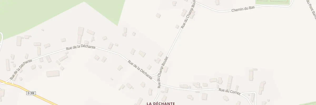 Plan du 5394 Rue du Champ Boulet à Labergement-lès-Seurre