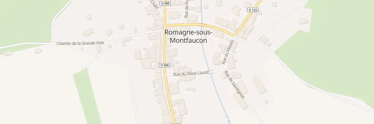 Plan du 17 Rue de l’Argonne à Romagne-sous-Montfaucon