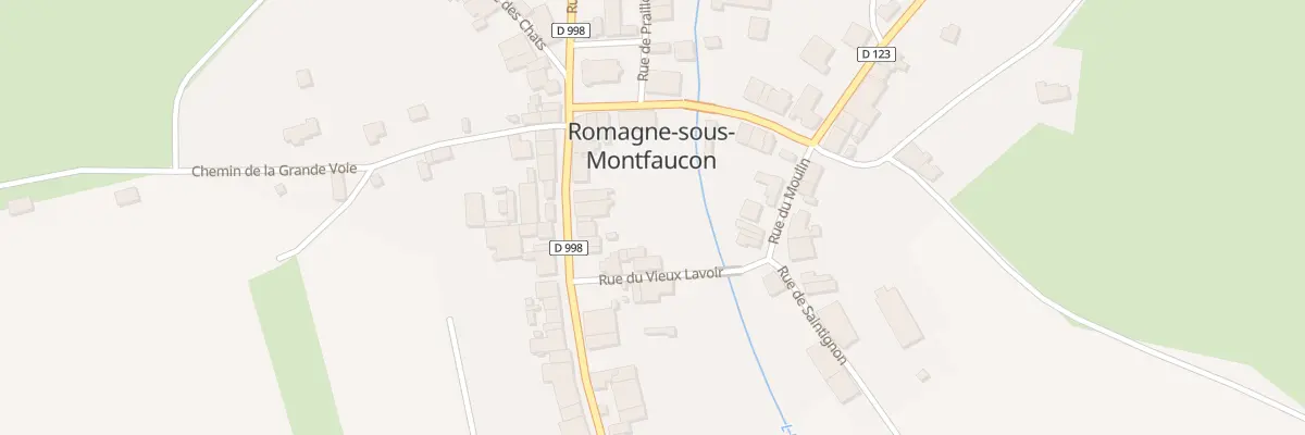 Plan du 13 Rue de l’Argonne à Romagne-sous-Montfaucon