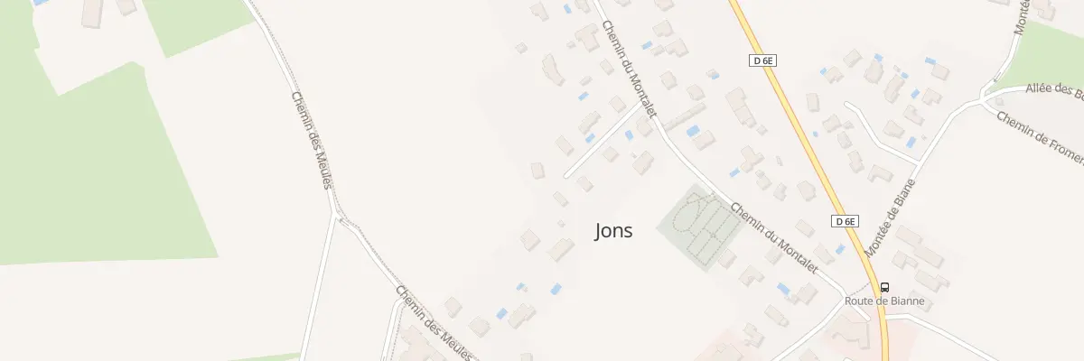 Plan du 6 Imp Montalet à Jons