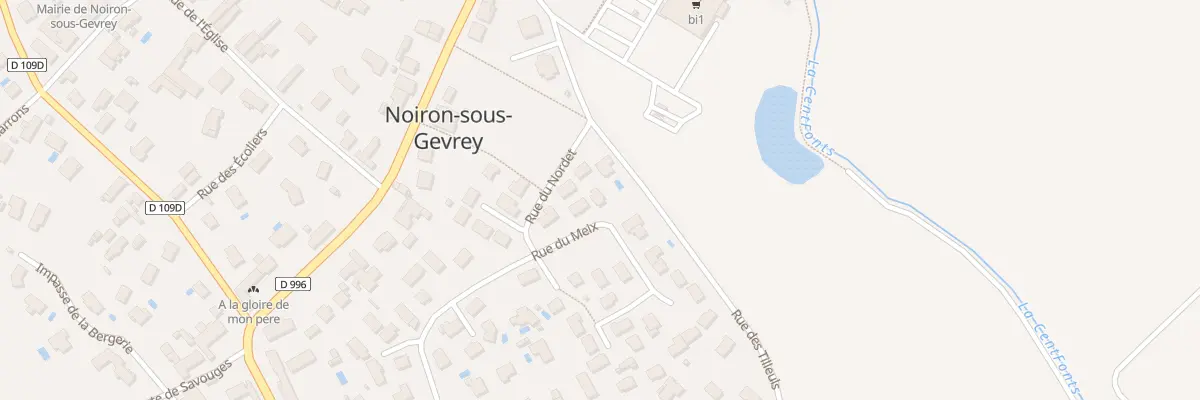 Plan du 11 Rue du Meix à Noiron-sous-Gevrey