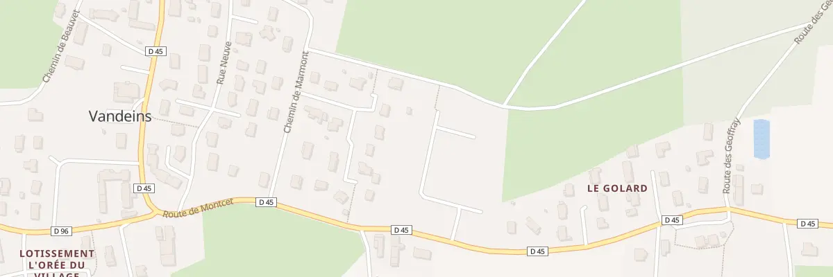 Plan du 171 Rue des Magnolias à Vandeins