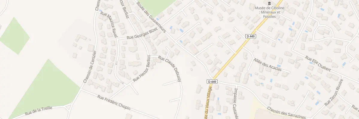 Plan du 63 Rue Claude Debussy à Chatuzange-le-Goubet