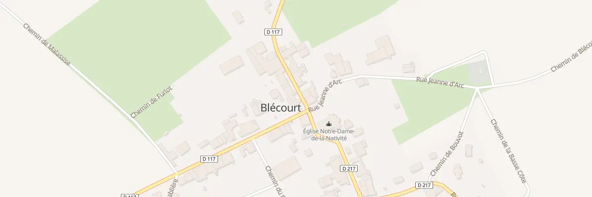 Plan du 1 Rue des Trincombelles à Blécourt