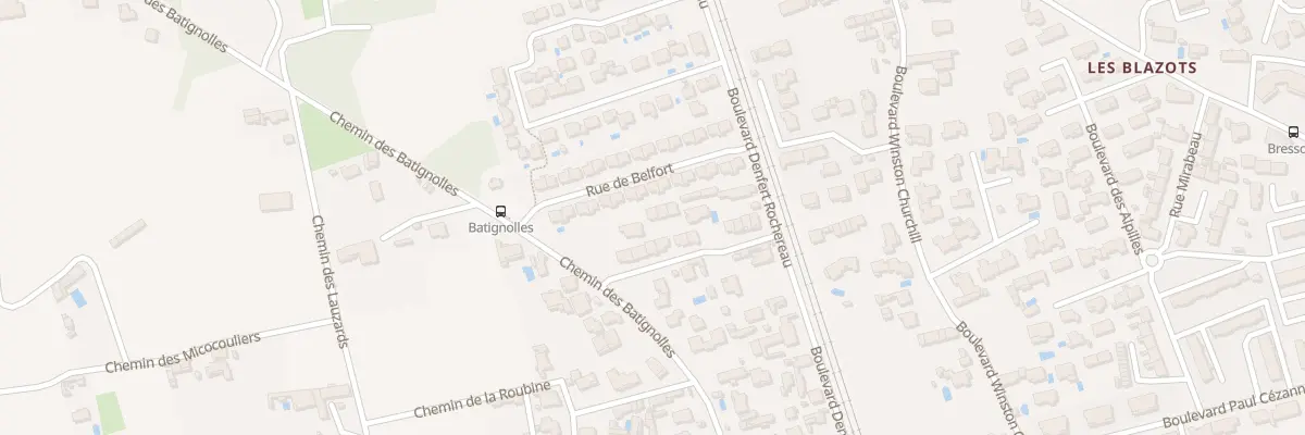 Plan du 755 Bd Denfert- Rochereau à Salon-de-Provence