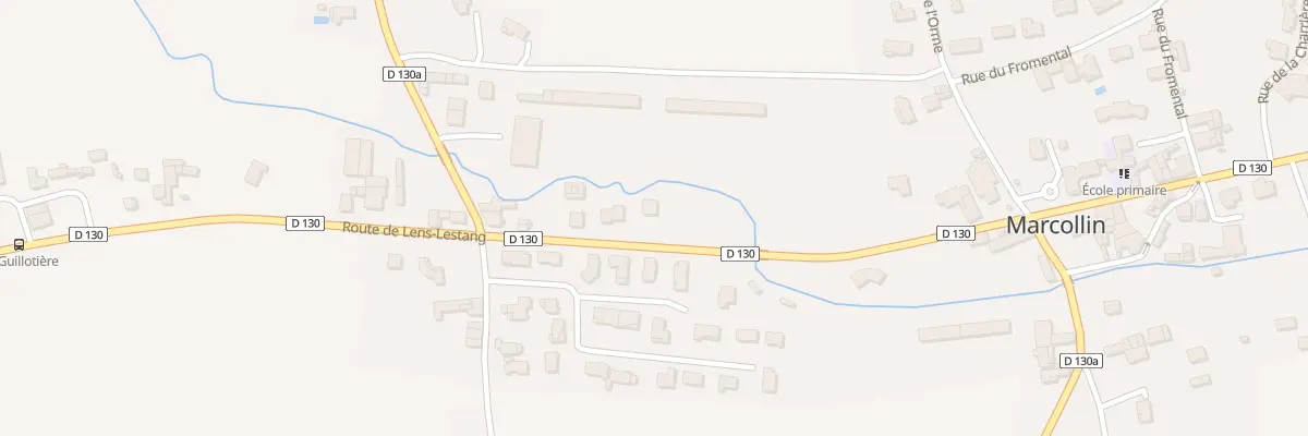 Plan du 284 Rte de Lens-Lestang à Marcollin