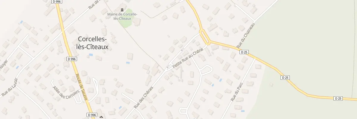 Plan du 28 Rue des Chênes à Corcelles-lès-Cîteaux