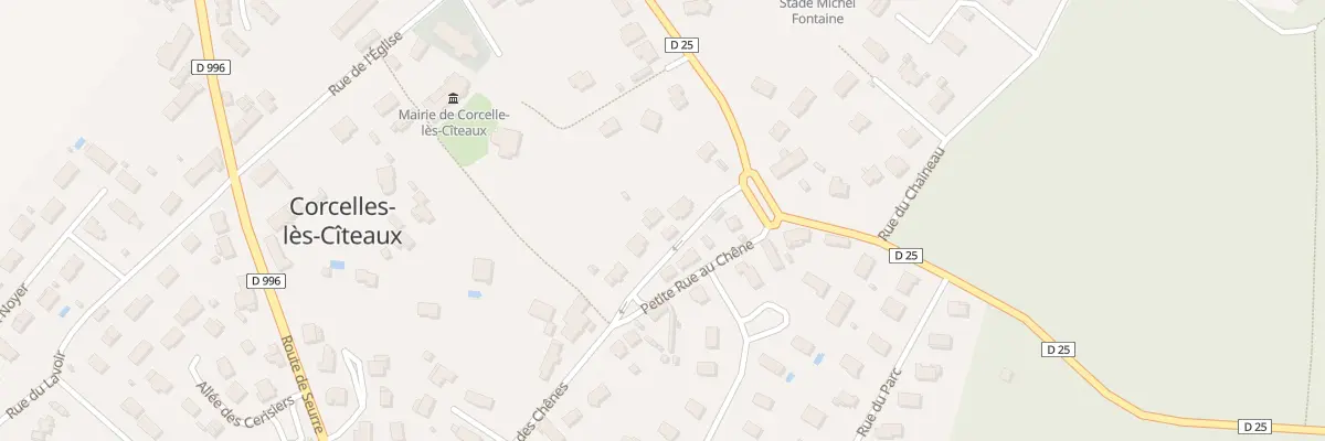 Plan du 31 Rue des Chênes à Corcelles-lès-Cîteaux