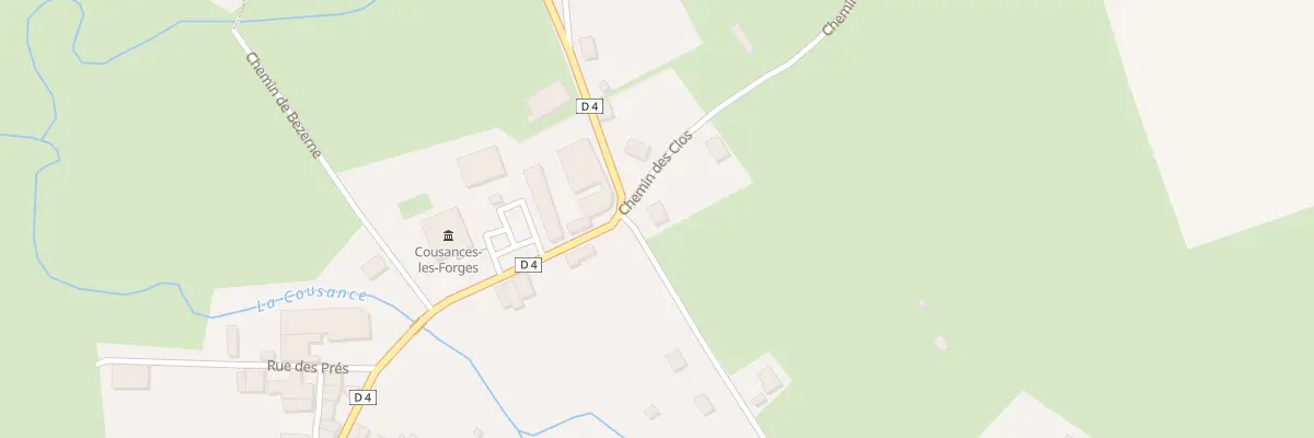 Plan du 18 Rue Derriere l’Isle à Cousances-les-Forges