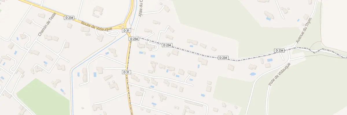 Plan du 98 Che de Vidauque à Cheval-Blanc