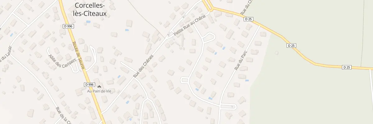 Plan du 8 Rue du Tremblois à Corcelles-lès-Cîteaux