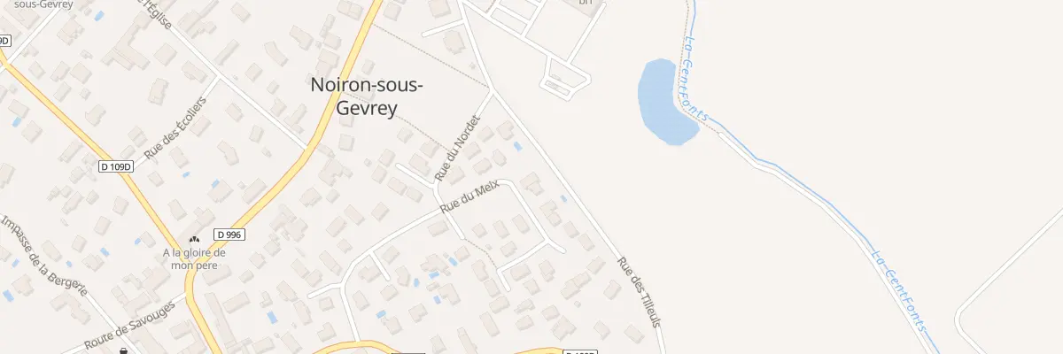 Plan du 13 Rue du Meix à Noiron-sous-Gevrey
