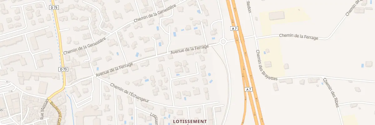 Plan du 21 Imp de la Fourche à Sénas