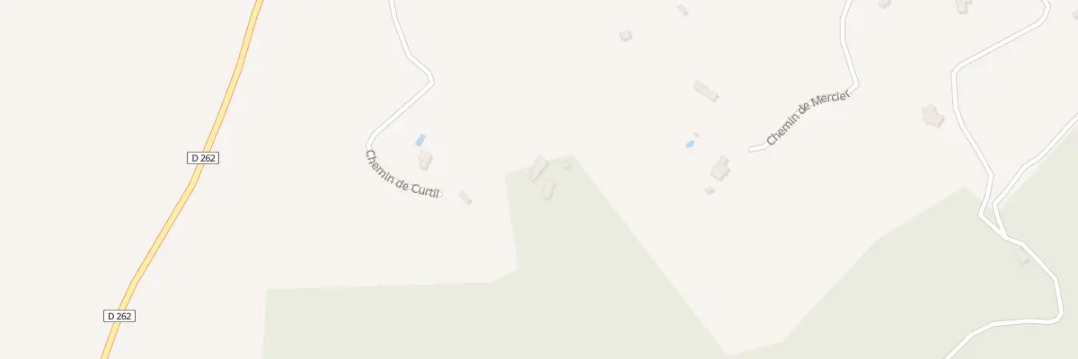 Plan du 385 Che de Curtil à Châteaudouble