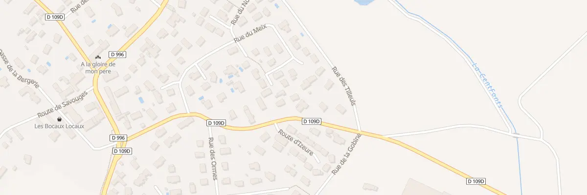 Plan du 25B Rte d’Izeure à Noiron-sous-Gevrey