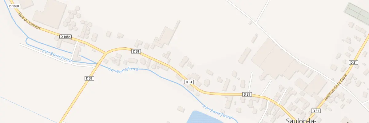 Plan du 42 Rue du Moulin à Saulon-la-Chapelle