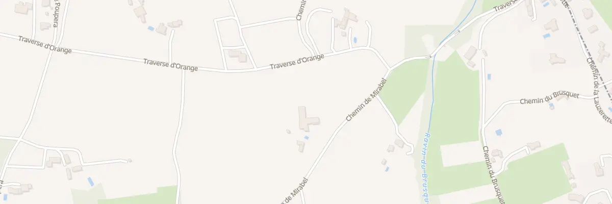 Plan du 965 Che de Mirabel à Vaison-la-Romaine