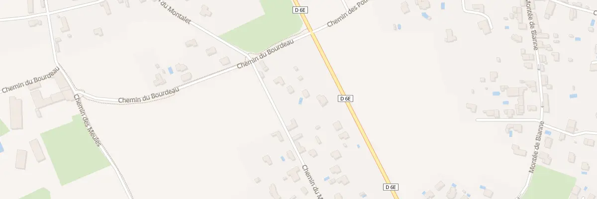 Plan du 440 Che de Montalet à Jons