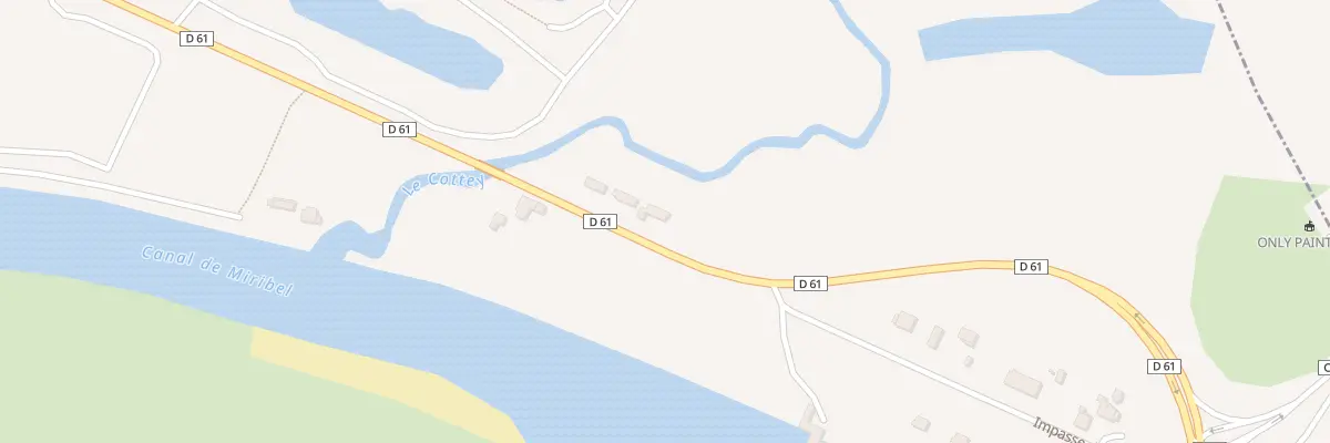 Plan du 1315 Rte du Pont de Jons à Niévroz