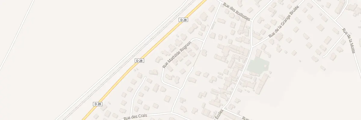 Plan du 14B Rue Mathilde Rognon à Ruffey-lès-Echirey