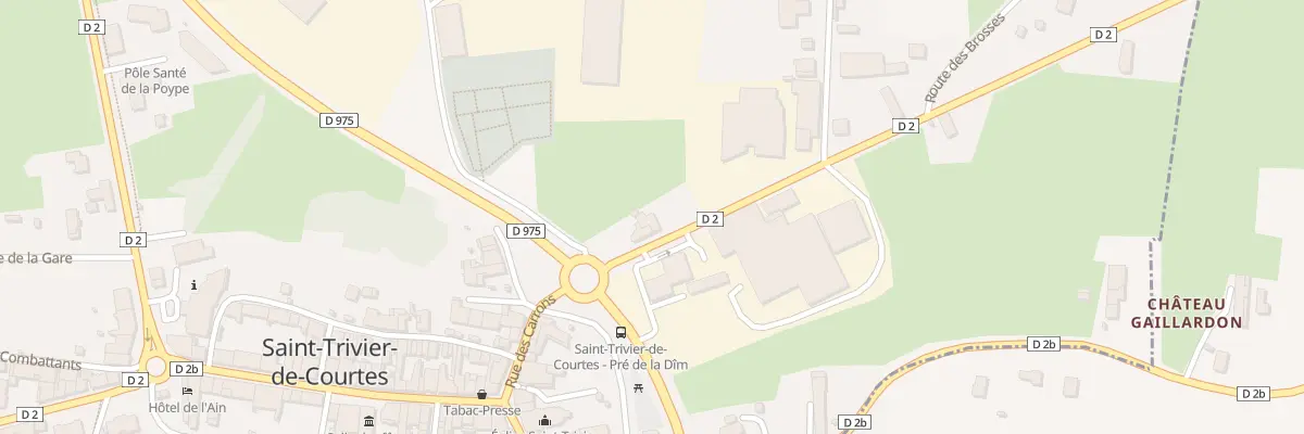 Plan du 51 Rte de Curciat à Saint-Trivier-de-Courtes