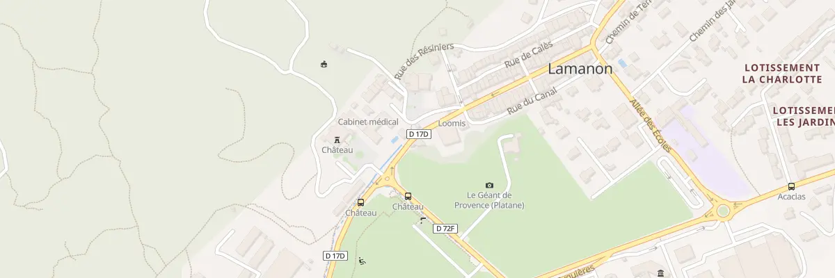Plan du 5001 Grand’Rue à Lamanon
