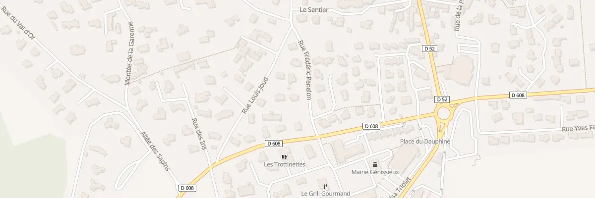 Plan du 270A Rue Frédéric Penelon à Génissieux