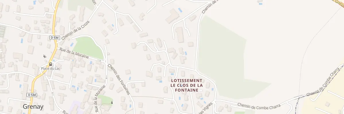 Plan du 111 Che du Montmurier à Grenay