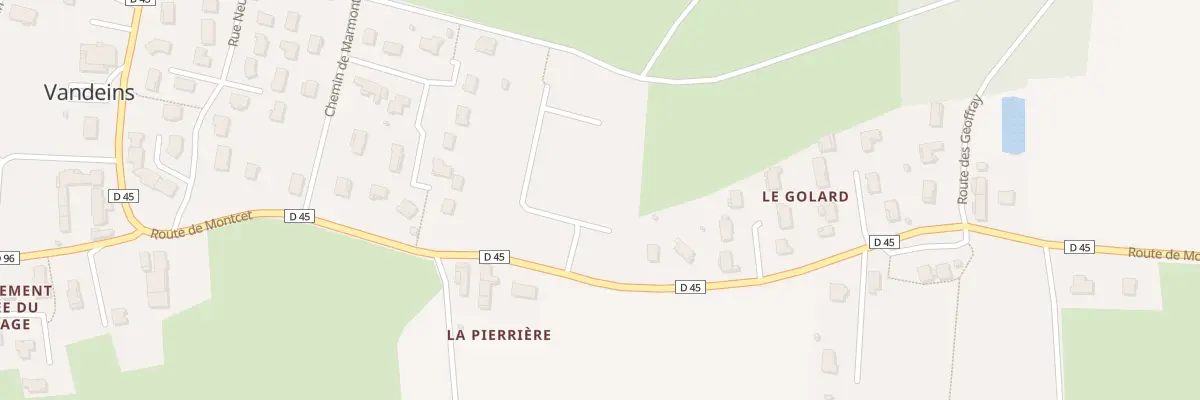 Plan du 44 Rue des Magnolias à Vandeins